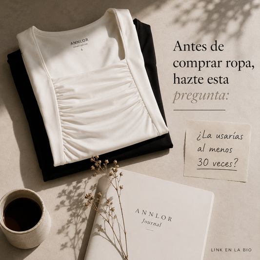 Antes de comprar ropa, hazte esta pregunta: ¿La usarías al menos 30 veces?